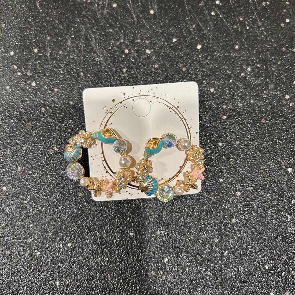 Seashell 🐚 wreaths earrings